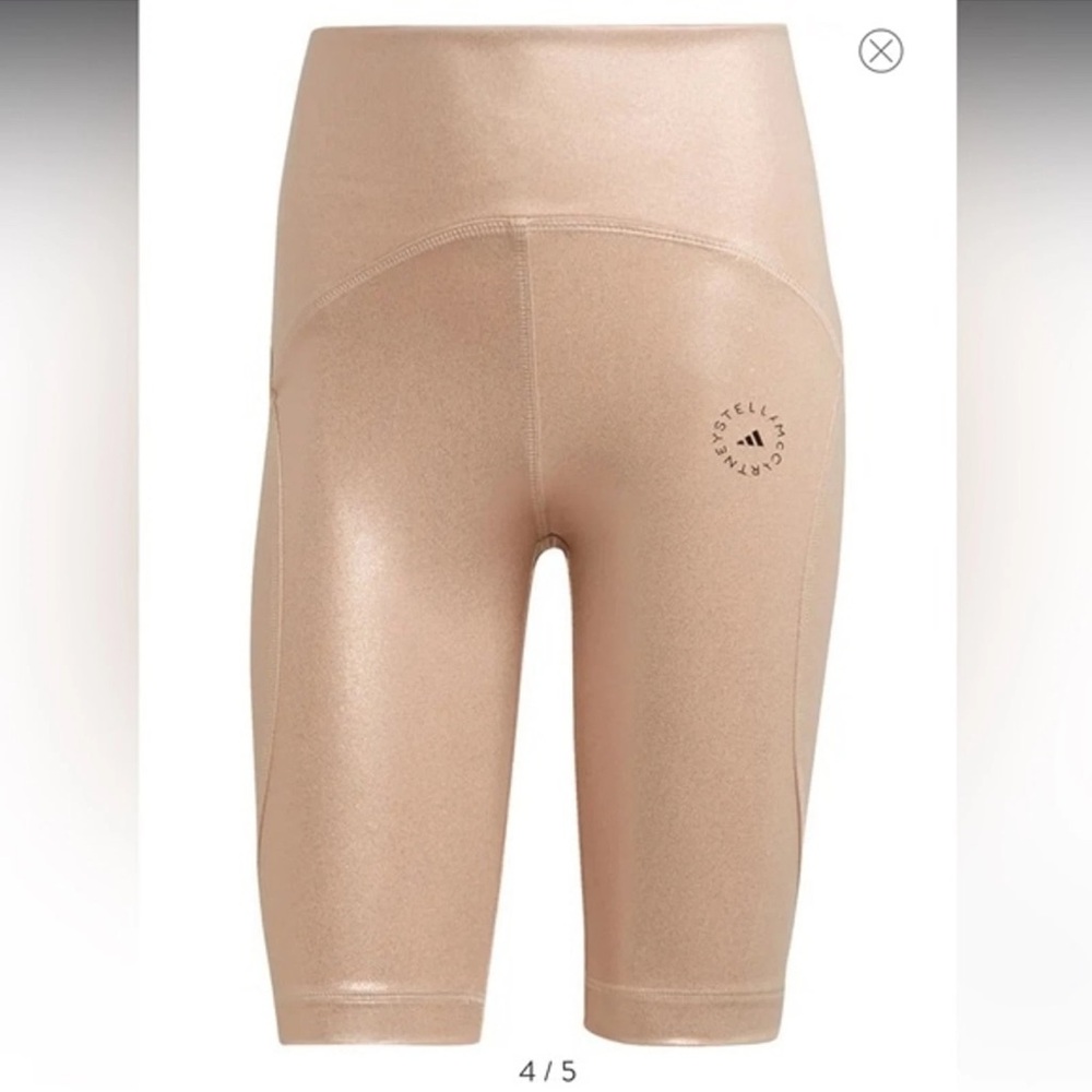 New Adidas x Stella McCartney Women's Shiny  cycling tights/shorts size Small